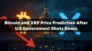 Crypto Market Dynamics: Predicting Bitcoin and XRP During a US Government Shutdown